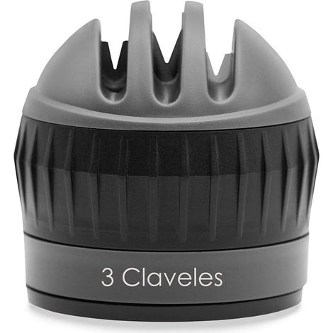 Afilador cuchillos 3 pasos ventosa 3 claveles (1/5)