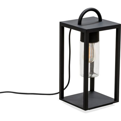 Konstsmide Bologna Lampadaire extérieur moderne E27 230V Noir, IP44 (1/3)