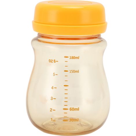 Bouteilles de conservation de lait maternel à large ouverture, avec couvercle, contenants multifonctionnels pour lait maternel, lot de collection (1/5)