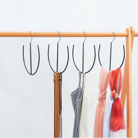 4-teiliges Set: Gürtel, Schal, Kleiderbügel, platzsparender Hängeorganizer, Mehrzweck-Krawattenhalter, Schuhregal, Sporttaschen-Organizer, Kleiderschrank-Organizer (1/5)