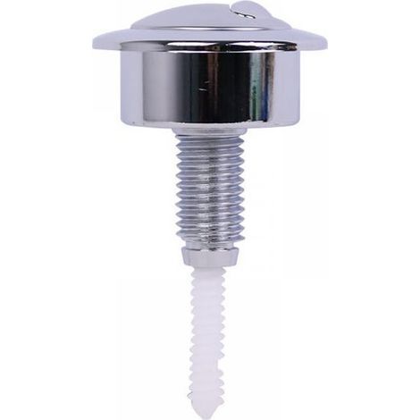 Bouton chasse d'eau argent, wc bouton poussoir, wc chasse d'eau poussoir double, pour chasse d'eau WC (1/5)