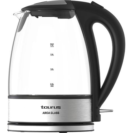 Bouilloire taurus aroa glass 2200 W 1.7 L