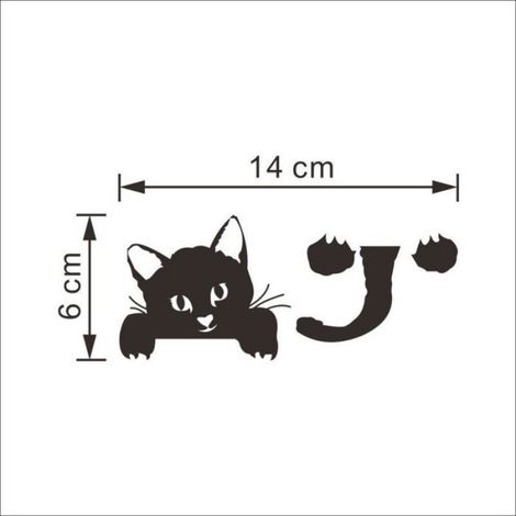 Blue Dream 3PCS ,Noir,Autocollant mural, Sticker interrupteur P (1/5)
