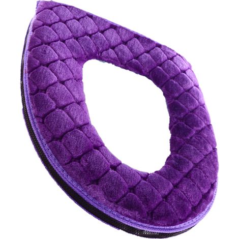 Housse de siège de toilette douce et épaisse, chaude et lavable, en tissu moelleux (1/4)
