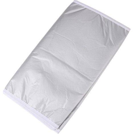 Funda para tabla de planchar/alfombrilla de planchar de poliéster resistente con revestimiento plateado, protege la ropa y la tabla de planchar de los daños causados por las altas temperaturas - 130 c (1/5)