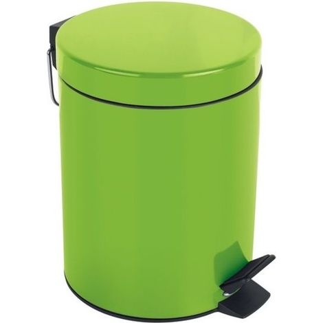 Poubelle à pédale Acier SYDNEY 3L Vert Kiwi (1/5)