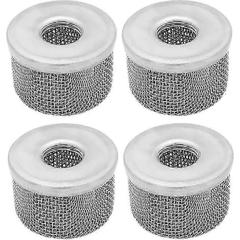 4 pièces 181073 ou 181-073 Crépine d'aspiration de pompe, filtre à tamis en acier inoxydable avec filetage NPT 1/2 po pour A (1/4)