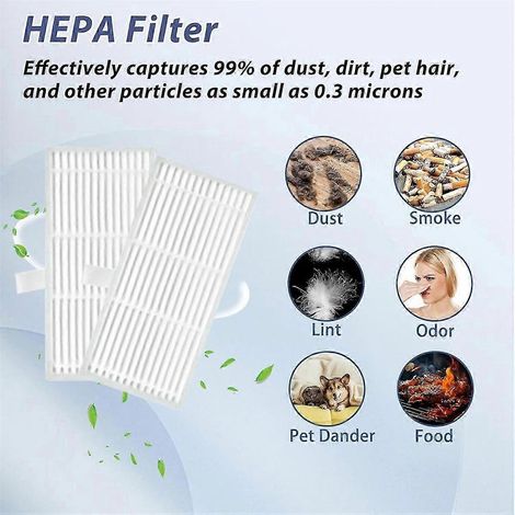 Lot de 20 pièces pour aspirateur Eufy Omni C20 : brosse principale, filtre HEPA, lingettes de nettoyage, etc. (1/4)