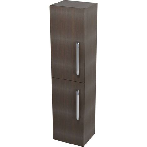 Sapho Amelie - Mobile alto con cestino 35x140x30 cm, ebano, a sinistra 62031L
