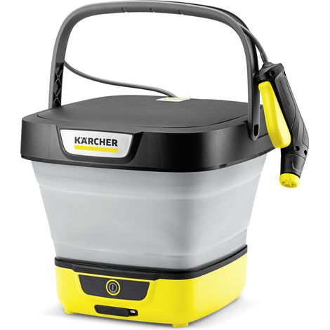 Karcher Nettoyeur mobile OC3 pliable, autonome en eau et en électricité, idéal vélo, bottes, chiens, outils de jardin