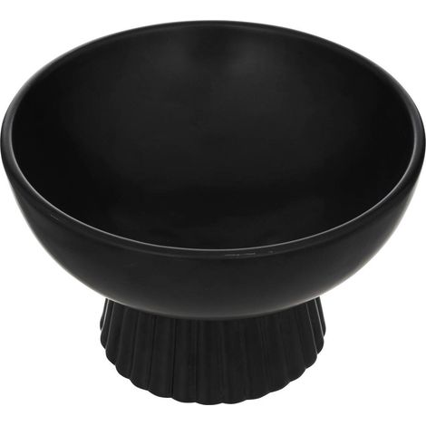 Piatto in ceramica chaya d22cm nero - Atmosphera créateur d'intérieur