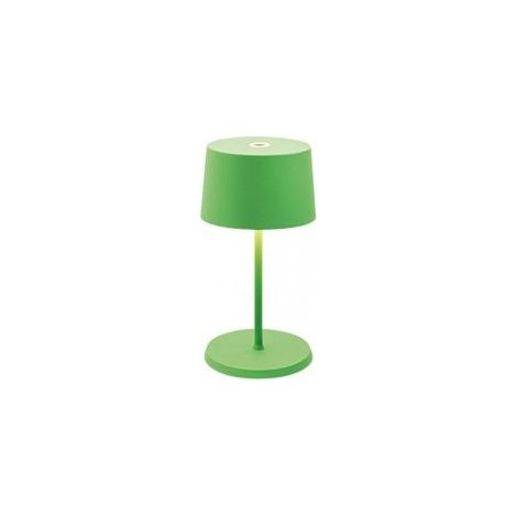 Lampe De Table Led Rechargeable Et Dimmable Olivia Pro Mini Vert Pomme (1/4)