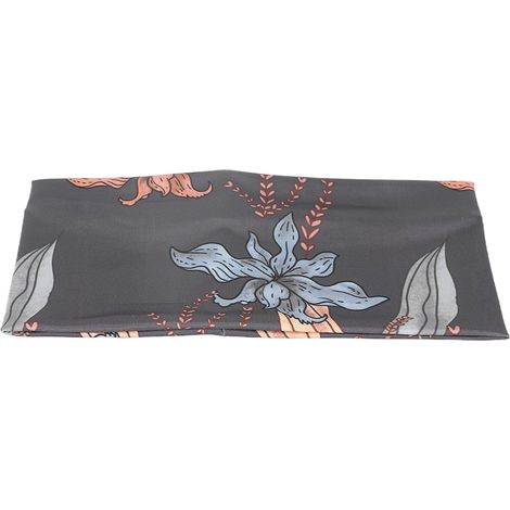 Serre-tête large femme à motif imprimé, bandeau sport yoga running fitness FF92-3 (1/5)