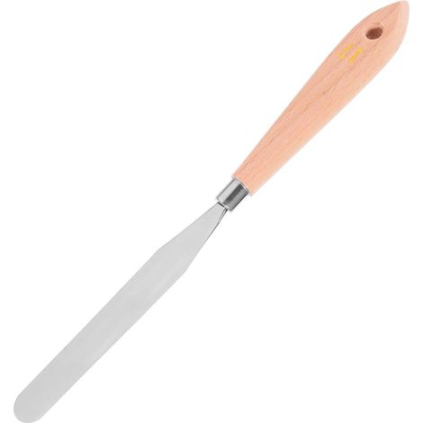 Paint Spatula Wooden Handle Palette Mixing Scraper for Mixing Color Oil Painting (1/5)