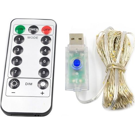 Guirnalda Led Para Cortinas - 200 Luces - 3 M - Alimentación Usb - Decoración Interior (1/5)