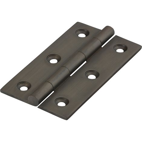 TIMCO Solid Drawn Brass Hinges Bronze - 75 x 40
