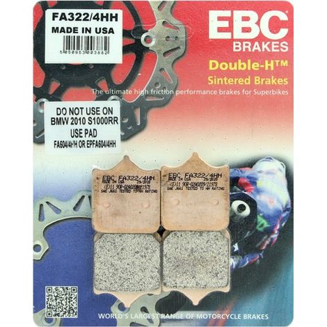 Pastiglie freno EBC FA322/4HH (4 pezzi) (1/2)