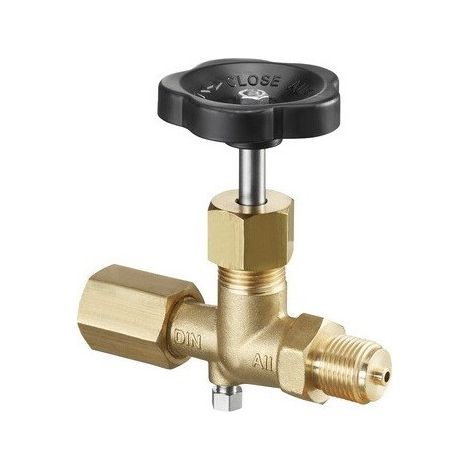 Valvola PER MANOMETRO OTTONE / ACCIAIO INOX 1/2
