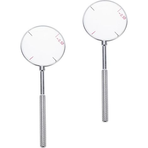 Lentille cylindrique portable en verre optique et alliage de (1/5)
