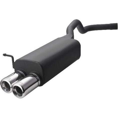 Silencieux Echappement Ulter Skoda Fabia 2 2006-2010 2x80mm-36870441