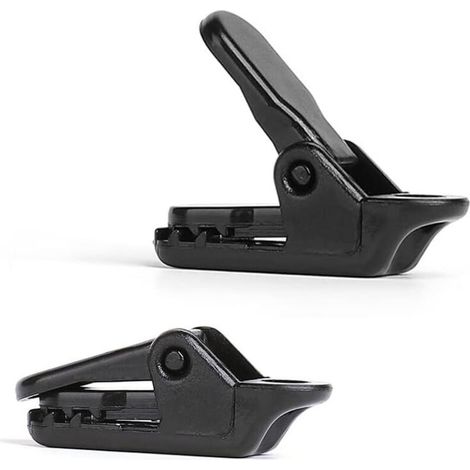 30 Pcs de clips de tente, clips de bâche, petits clips de support de bâche de type clip, clips d'auvent coupe-vent, clips d'auvent de camping, pinces crocodiles en plastique d'extérieur (1/5)