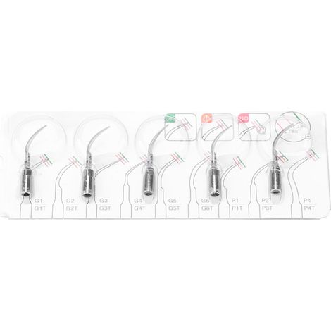 Irovami 5 pièces P1 Détartreur ultrasonique dentaire Woodpecker Embouts de détartrage parodontal Embout endodontique (1/5)