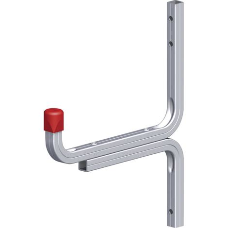 alfer Wandhaken Typ 5 T 17,5 x H 22 cm Aluminium blank Haken Universalhaken (1/2)