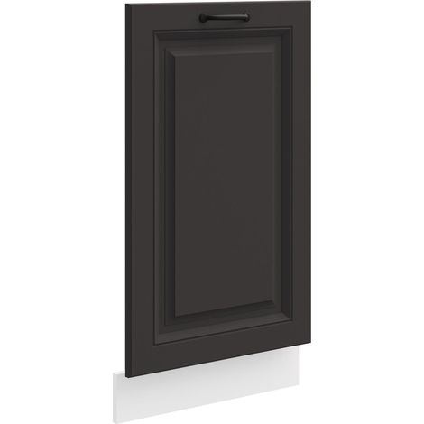 Frontblende für vollintegrierten Geschirrspüler 45 cm Stilo Grau Küche Landhaus (1/2)