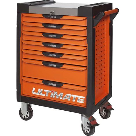 KS TOOLS Ultimate Servant - Orange - 7 Schubladen - 819.0007