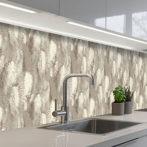 SCHIENALI CUCINA Serpente - Struttura - Sabbia 250x60 cm (1/5)