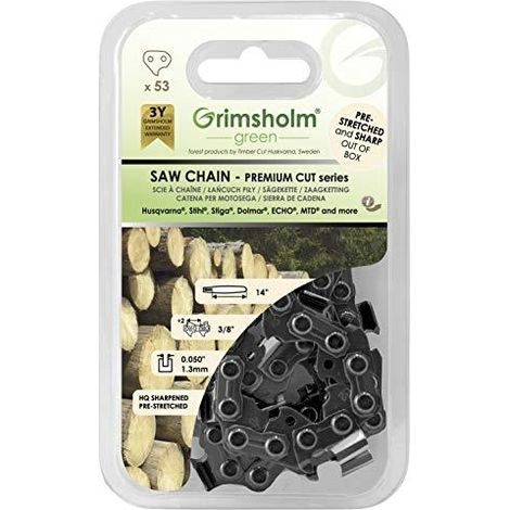 Mcculloch Grimsholm Premium Cut chaîne tronçonneuse argent (1/3)