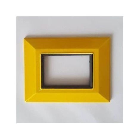 Trade Shop - PLATTE PLATTE PLATTEN KOMPATIBEL FÜR AXOLUTE BTICINO SERIE FARBIG SQ - Gelb