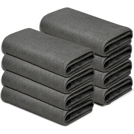 Zaubertuch, 8er-Packung verdickte Zauberreinigungstücher, streifenfreies Zauberfenstertuch für Auto-, Badezimmer-, Küchen- und Bürofenster (30 x 30 cm) (1/5)