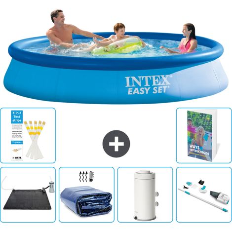 Easy Set Pool Rund - 366x76 cm - 7-teilig S78