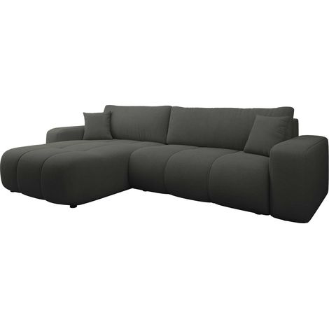 Sofá rinconero Comfivo 425, Velo 636, Función de descanso, Almacenaje, 274x145x82cm, 0 (1/5)
