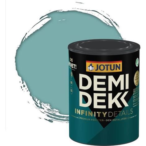 Peinture Bois - JOTUN - Lasure Opaque Satinée - RAL 6034 - Turquoise Pastel - 0,75L (1/2)