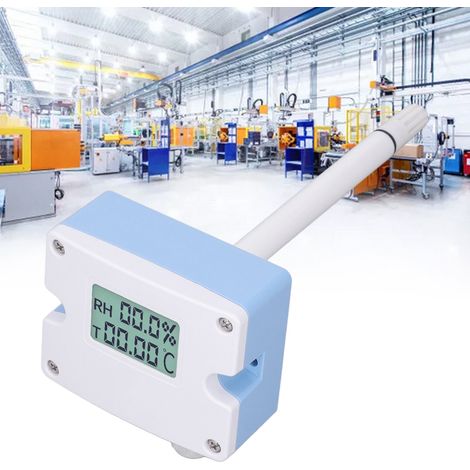 Temperaturtransmitter in Kabelkanalbauweise mit RS485-Ausgang und Display. (1/5)