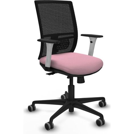 Chaise de bureau piqueras y crespo Yunquera blanc roulettes 65 mm (1/2)
