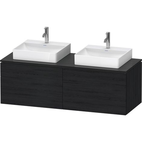 Duravit L-Cube Meuble sous-lavabo en console suspendu, avec plan