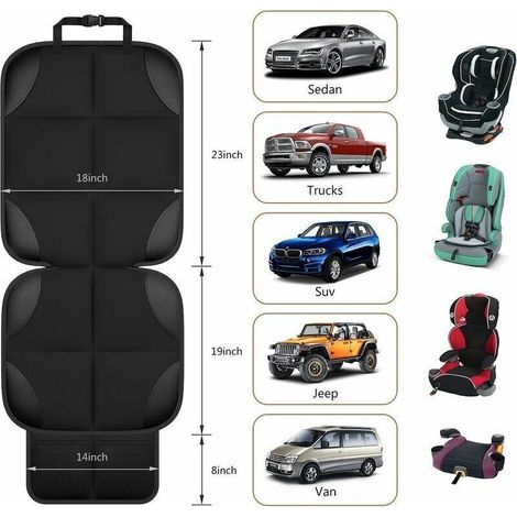 ALLIANDISProtections De Sièges De Voiture,Protecteur De Siege De Auto Pour Enfants - Protèges La Tapisserie Des Sièges De Voiture, Compatible Isofix, Taille Universelle,Avec Poches Organisateur (1/3)