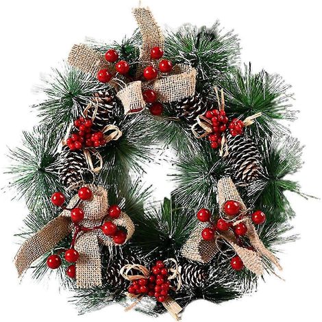 Künstlicher Neujahrsschmuck, Hängegirlande, Weihnachtsdekoration, Festartikel-A