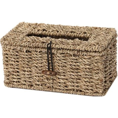 Brown Fabric Box Rectangular Storage Box
