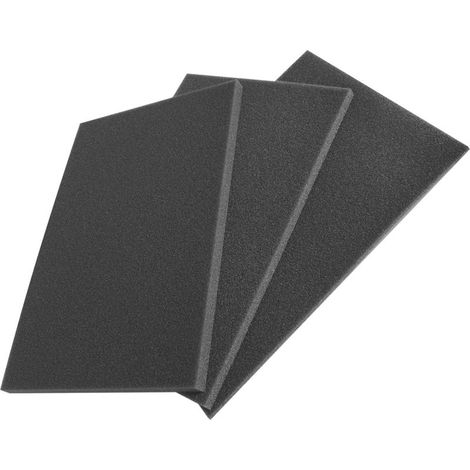 Luftfilterschaumstoff 300 x 210 mm – 5 mm dick – Zuschneidbar für Motorräder, Mopeds, Quads, Rasenmäher – 3er-Pack (1/3)