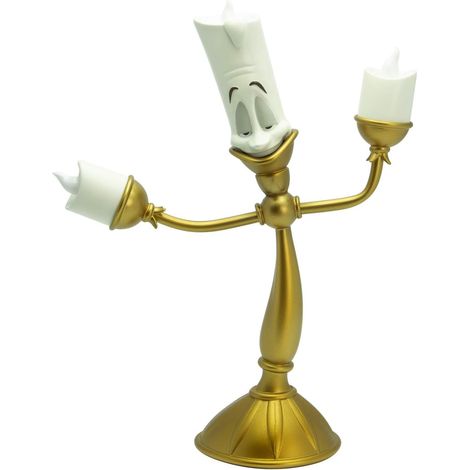 Bougie horloge, La Belle et la Bête, bougeoir LED (1/5)