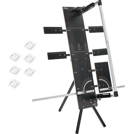 Découpe précise jusqu'à 410 mm, découpeur de mousse à fil chaud 200 W pour polystyrène, panneaux KT, éponge (1/5)