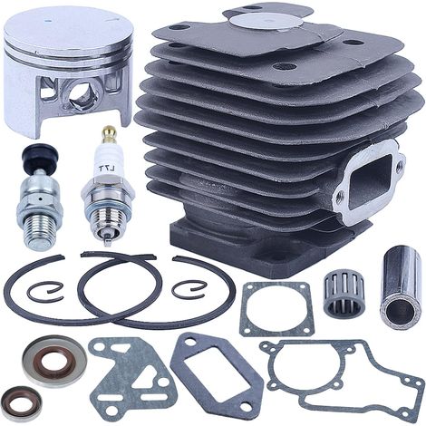 Kit de joints cylindre piston pour Stihl MS381 038 MS 381 pour tronçonneuse, joints d'huile de 52 mm, kit cylindre piston, ensemble de joints (4 pcs), ensemble de joint d'huile, valve de décompression (1/5)