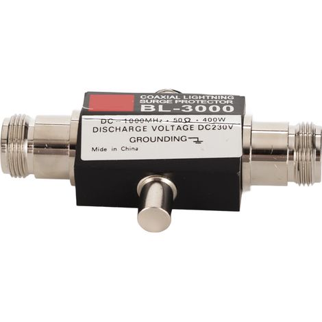 Parafoudre Coaxial Yinitone BL-3000 N Femelle vers N Femelle pour Antennes et Réseaux Télécom (1/5)