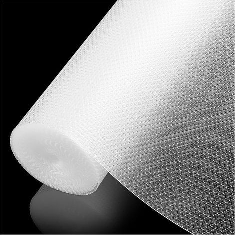 Tapis de protection pour étagère de placard de cuisine 30x500cm, antiadhésif, antidérapant et imperméable, adapté aux espaces de rangement. (1/5)