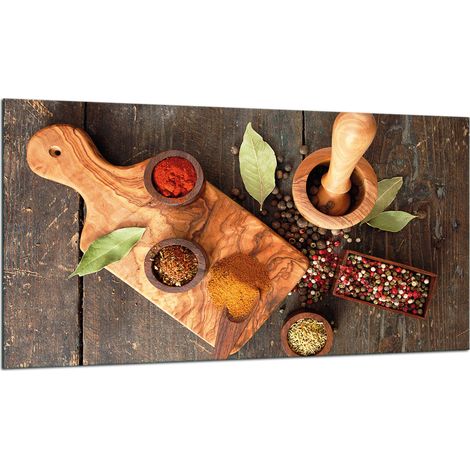 PLAQUE DE PROTECTION EN VERRE POUR CUISINIÈRE 90x52 (1/5)