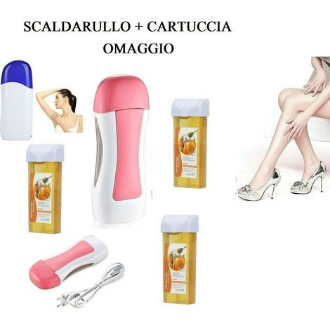 Trade Shop - Scaldarullo Scaldacera 40 Watt Manipolo Per Cera + Cartuccia In Omaggio - (1/2)
